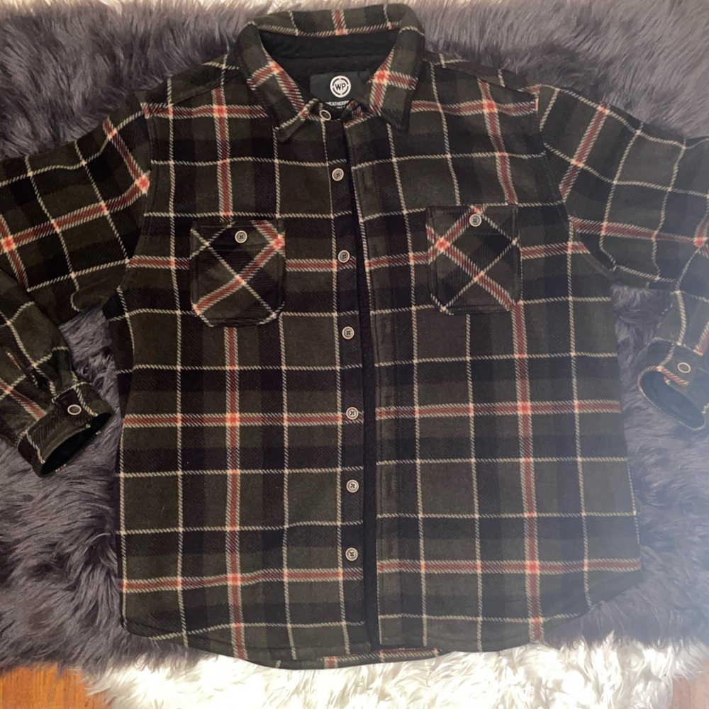 Weatherproof Plaid Flannel Shirt